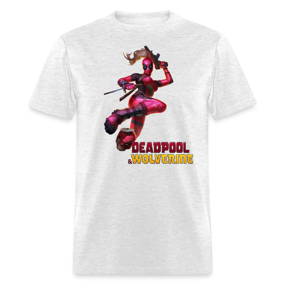 Lady Deadpool - light heather gray